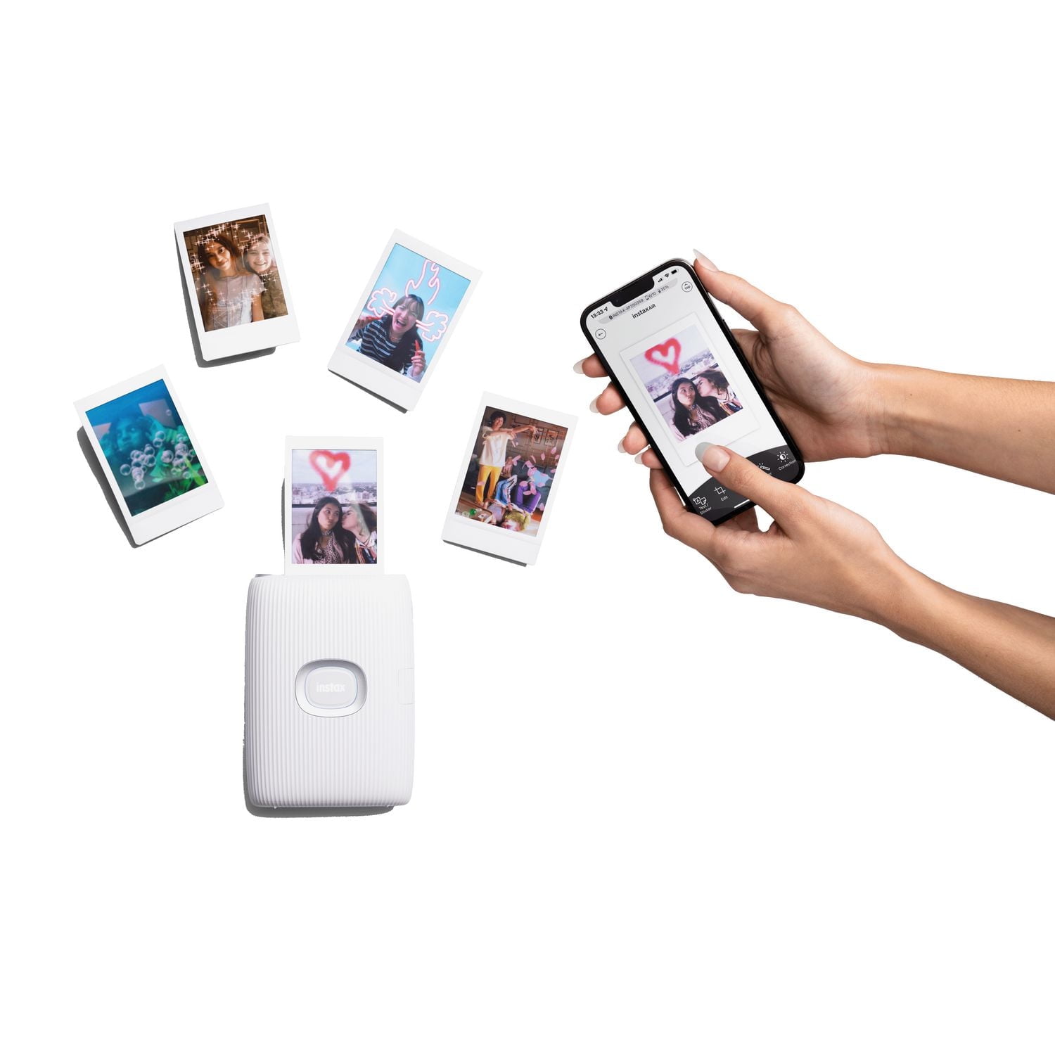 Fujifilm Instax Mini Link 2 Smartphone Printer Clay White - Walmart.ca