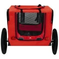 thumbnail image 6 of Jopath Pet Bike Trailer Dog Cart for Bicycle, Easy Folding Cart Frame Non-Slip Floor, Internal Leash for Small and Medium Pets Red, 6 of 9
