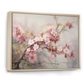 thumbnail image 2 of Designart Apple Blossom Oversized framed wall art decor, Apple Blossom framed wall Art, Apple Blossom expressionist Spring , White Traditional Natural framed wall art, Natural brown color Frame, 2 of 5