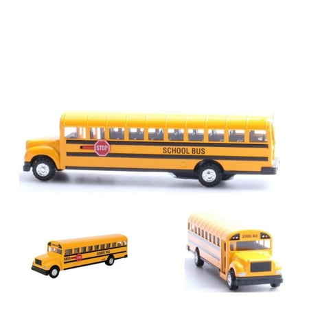 - Schylling Large School Bus Die Cast Toy Large yellow die-cast school bus