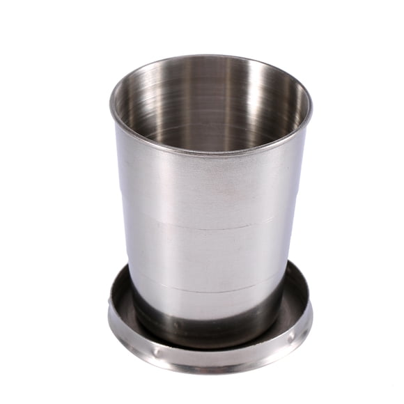 Accueil Tasse pliante-S/M/L Coupe pliante de voyage en acier inoxydable Porte-clés de camp rétractable télescopique(m)