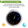 thumbnail image 5 of Unique Bargains 2" 52mm Tachometer Gauge Colorful Pointer RPM Tachometer tach Gauge 0-9000RPM w/ Sensor and Bracket Universal Tachometer Car DC 12V, 5 of 7
