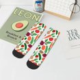 thumbnail image 7 of Pofeuu Vegetables Print 30cm Socks, Adult Running Hiking Socks for Youth and Adult, 7 of 7