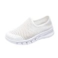 thumbnail image 2 of Willtoo Women's Mesh Slip On Walking Shoes, Lightweight Breathable Sneakers, Wide Toe Casual Loafers, Non Slip Comfortable Summer Shoes, 2 of 5