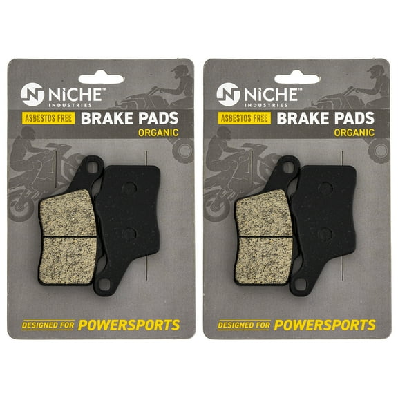 Niche Rear Brake Pad Set for Ski-Doo GSX 600 Organic Snowmobile 2 Pack 519-KPA2657D