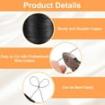 thumbnail image 3 of Uxcell Artistic Wire 328ft 32 Gauge Copper Craft Wrapping Wire, Black, 3 of 6