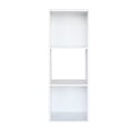 thumbnail image 4 of Style Selections 35.9-Inches H x 12.24-Inches W x 11.63-Inches D White Stackable Wood laminate 3 Cube organizer, 4 of 8