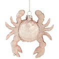 thumbnail image 5 of Northlight Shelled Crab Glass Christmas Ornament - 4" - Red, 5 of 5