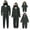 08-Black, variant on KICILVS Christmas Matching Pajamas Family Cute Reindeer Onesie Pajamas Holiday Deer Hooded Zip Up Jumpsuit Sleepwear for Festive Cheer