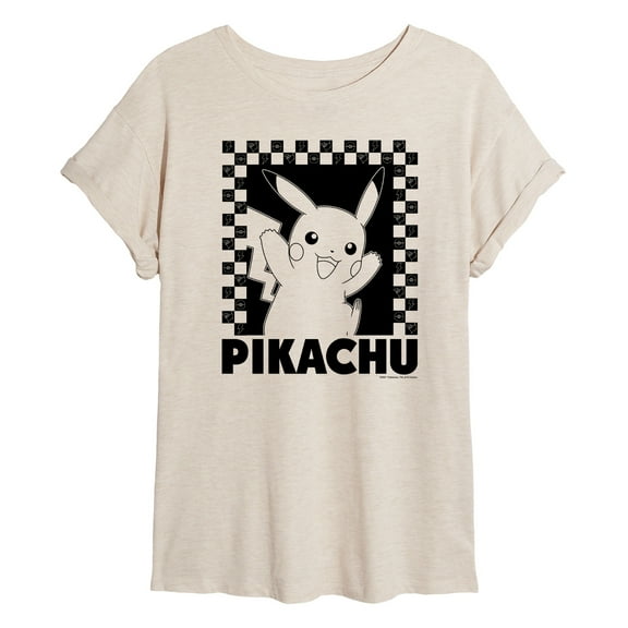 Pokémon - Pika Checkers - Juniors Muscle T-Shirt
