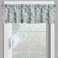 thumbnail image 4 of Ambesonne Geometric Valance & Curtain, Modern Circular Maze, 55"x45", Pale Blue Charcoal Grey, 4 of 6