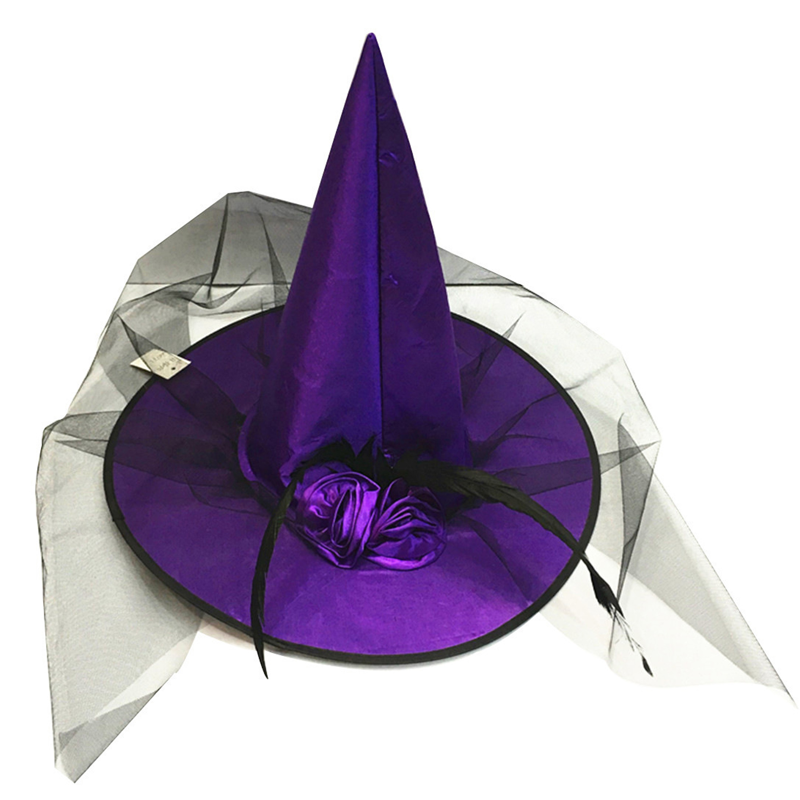 Deluxe Purple Witch Hat