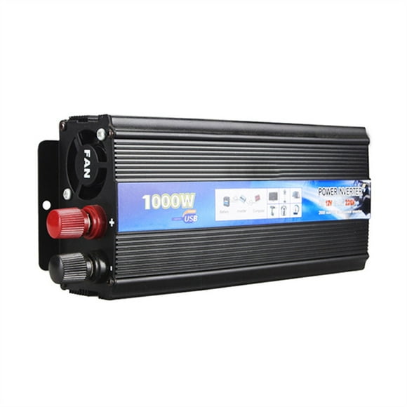 Onduleur DC 12V à AC 220 Onduleur de Puissance 3000W 2000W 1000W Banque d'Alimentation Portable Convertisseur de Tension Onduleurs Solaires, Sécurité