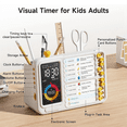 thumbnail image 2 of LOVEVER Visual Timer for Kids Adults  ADHD with Planning Board Schedules  Task Toddler Silent, 2 of 7
