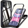 thumbnail image 3 of Étui de Protection Intégrale 360 pour iPhone, Écran et Couverture Arrière Intégrés, Protection Double Face Transparente, Matériau PC Antichoc, Compatible avec les Séries iPhone 11/12/13/14 Pro Max, 3 of 5