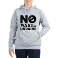 thumbnail image 1 of CafePress - No War In Ukraine - Women's Hooded Sweatshirt, 1 of 1