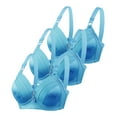 thumbnail image 1 of Gibobby Brasier deportivo para mujer Ropa interior cómoda para mujer, sin anillo de, de pecho anticaída, 3 uds., talla fina(BU1,38), 1 of 2
