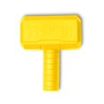 thumbnail image 1 of Fenrir Hammer Dog Chew Toy Juguete de enriquecimiento rellenable de goma fuerte para masticadores (amarillo mediano), 1 of 1
