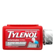 Tylenol Extra Strength Rapid Release Gels with Acetaminophen, 290 ct
