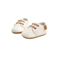 thumbnail image 6 of Gureui Kids Baby Boys Girls Lace Up Sneakers, Autumn Soft Sole Infant Moccasins, Newborn Anti-slip First Walkers Shoes, 6 of 6