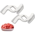 thumbnail image 1 of Meat Grinding Blade 304 Stainless Steel Crusher Mincer Chopper Cutter Replacement for Size 5 Meat Grinder 2PCS(8MM Square Hole 2 Blade), 1 of 8