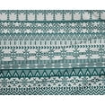 thumbnail image 4 of oneOone Polyester Lycra Dark Teal Green Fabric Aztec Tribal Sewing Material Print Fabric By The Yard 56 Inch Wide, 4 of 4
