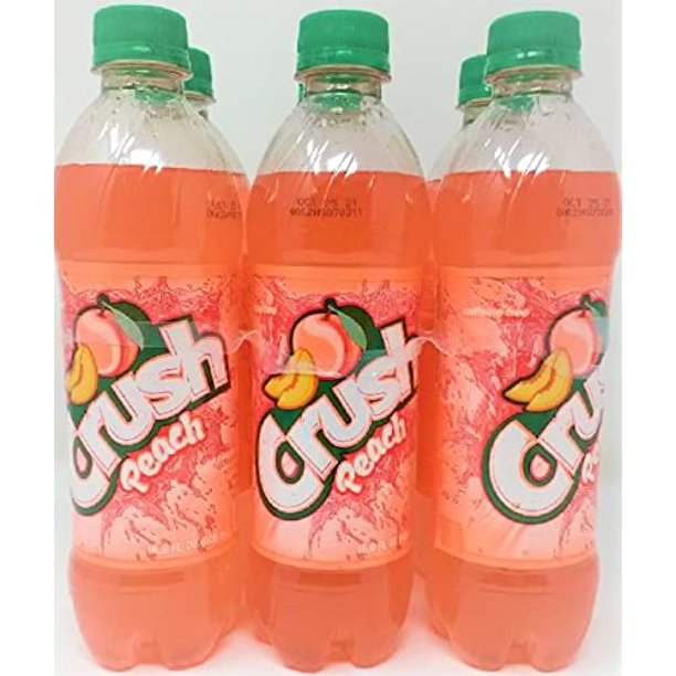Crush Peach Soda 6 pack 16.9oz Bottles