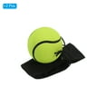 thumbnail image 3 of Uxcell 1.9 Inch Sports Wrist Ball, Tennis Rubber Wrist Return Ball Sport for Exercise, Fluorescent Yellow 2Pcs, 3 of 5