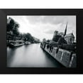 thumbnail image 2 of AG 14x12 Black Modern Framed Museum Art Print Titled - Classic BandW Notre-Dame, 2 of 5