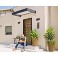 thumbnail image 3 of Palram Sophia Polycarbonate Door Awning Gray/Clear, Multiple Sizes, 3 of 11