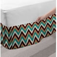 thumbnail image 2 of Ambesonne Microfiber Bed Skirt, Adjustable, 2 of 2