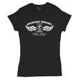 thumbnail image 5 of American Original Shelby Since 1962 T-Shirt Cobra Wings Classic Muscle Car GT500 Mustang Powered by Ford Women's Tee, 5 of 7