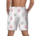 thumbnail image 4 of Daiia Girl Rabbit Mens Swim Trunks Swim Shorts Quick Dry Swim Shorts with Mesh Lining Pockets-X-Large, 4 of 9