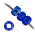 thumbnail image 2 of Miyuki Glass Seed Beads 11/0 (250g) DB1020 Silverlined Cobalt AB Bead, 2 of 3