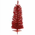 thumbnail image 2 of Vickerman Vickerman Arbre de Noël Artificiel Crayon Rouge 2 Pieds avec 35 Lumières LED Rouges, 2 of 4