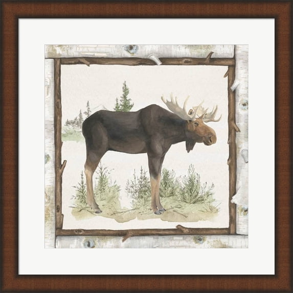 Family Cabin III by Beth Grove, Framed Wall Art, 19.75W x 19.75H