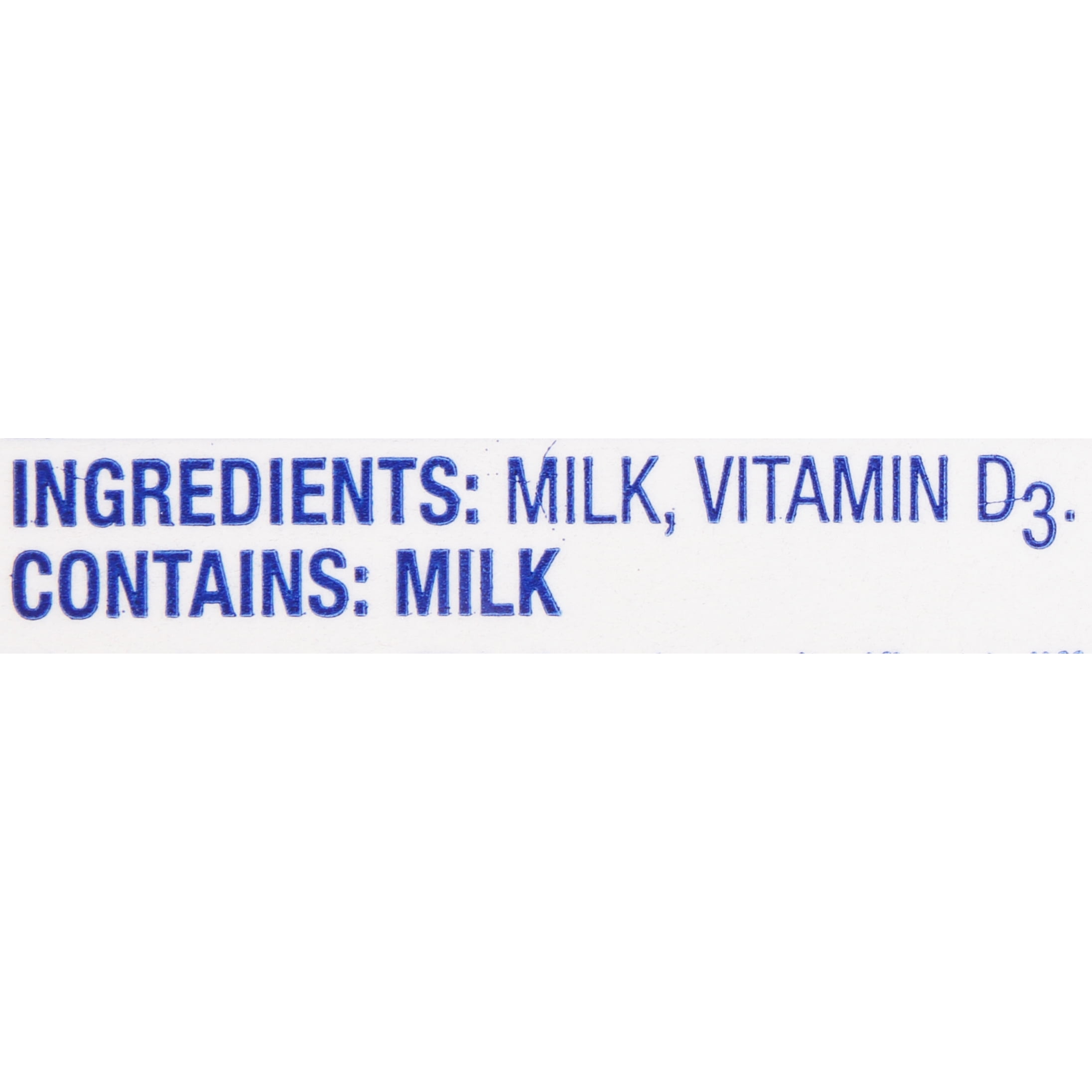 Crystal Creamery Real California Vitamin D Whole Milk, Gluten Free, Half Gallon Jug, 64 fl oz