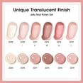 thumbnail image 6 of Gellen Nail Polish, Quick Air Dry 6 Colors Nail Lacquer Set Classic Jelly Nude Brown Nail Polish Set for Nail Manicure DIY Art Home, No UV Light Needed, 0.33 Fl.oz, 6 of 9
