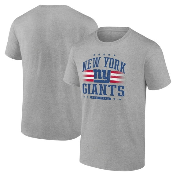 Men's Heather Gray New York Giants Americana Team T-Shirt
