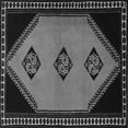 thumbnail image 1 of Ahgly Company Indoor Square Southwestern Gray Country Area Rugs, 6' Square, 1 of 1