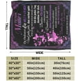 thumbnail image 4 of Yibo Mother's Day Gift Blanket Flannel Soft and Comfortable Anti-static Bed Sofa Blanket, 4 of 7