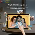 thumbnail image 2 of Apolosign 14" 2K Neon Light Digital Picture Frame, WiFi Smart Photo Frame with 1920 x 1200 IPS Touchscreen and AI Color-Changing LED Strip, Quick Share via Frameo App, Gift for Family & Friends, 2 of 10