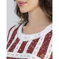 thumbnail image 4 of Moomaya Women's Cotton Maxi Nightdress | Soft & Breathable Sleepwear | Printed A-Line Nightgown With Lace & Pockets, 4 of 7
