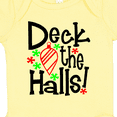 thumbnail image 4 of Inktastic Deck the Halls Christmas Ornament Boys or Girls Baby Bodysuit, 4 of 5