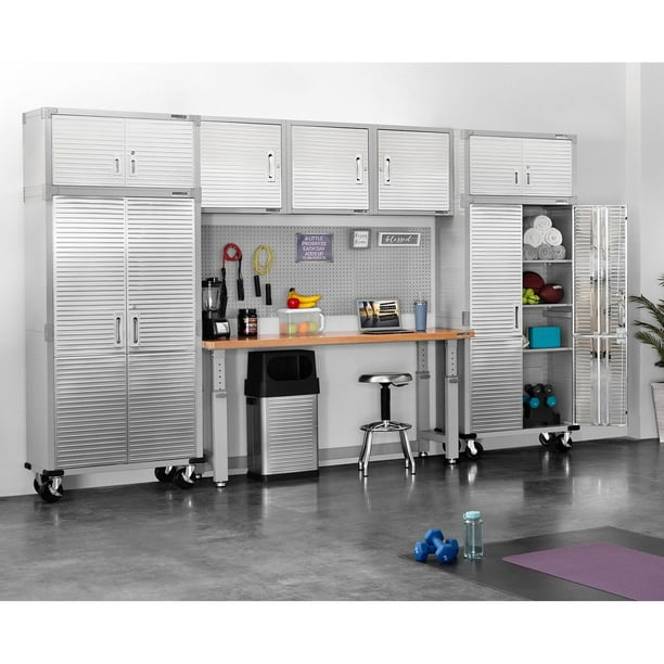Seville Classics UltraHD 8-Piece Steel Garage Cabinet