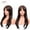F2/30, variant on SEGO Long Curly Synthetic Hair Wig with Bangs Short Fluffy Wigs Full Head Heat Resistance Hair Wig for Women