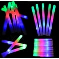thumbnail image 5 of QHTT Pack of 20-1000 Foam Sticks Colorful  LED Foam Glow Sticks Flashing Glow Wands Light Up Rave Glowsticks for DJ Cheer Flashing Wedding Birthday Party Christmas Gift, 5 of 11