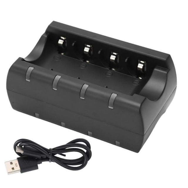 8 ports battery charger fast prevent slip usb rechargeable batteries charger for rcr123a 16340 16350 16360