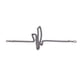 thumbnail image 2 of 8 Uds cadena de aluminio de 3,28 pies cada una, cadena de eslabones con hebilla de cabeza recta a prueba de herrumbre para manualidades DIY, para pulseras de tobilleras, 2 of 8