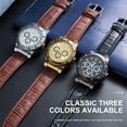 thumbnail image 5 of openpig Electric Lighter Watch Men's Casual Wristwatches with Windproof Flameless Cigarette Cigar Lighter USB Rechargeable, C, 5 of 6